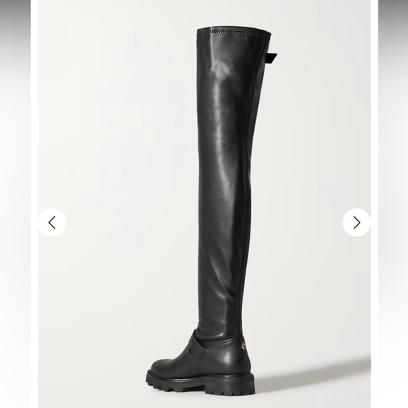 JIMMY CHOO Biker II buckled leather over-the-knee boots - Picture 3 of 4